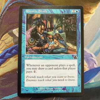 MTG 「PCY」リスティックの研究/Rhystic Study　英語　1枚