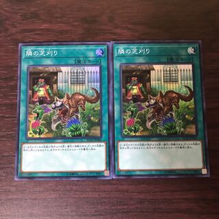 隣の芝刈り　2枚