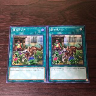 隣の芝刈り　2枚