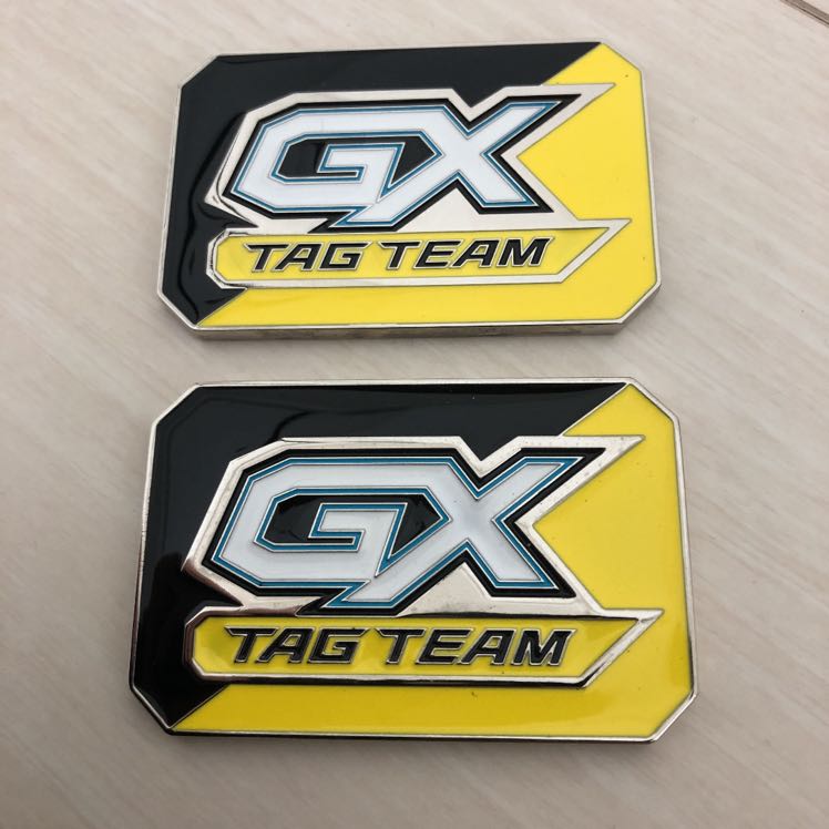 新品未使用 海外版 公式 金属製 gxマーカー 2個セット タッグチーム
