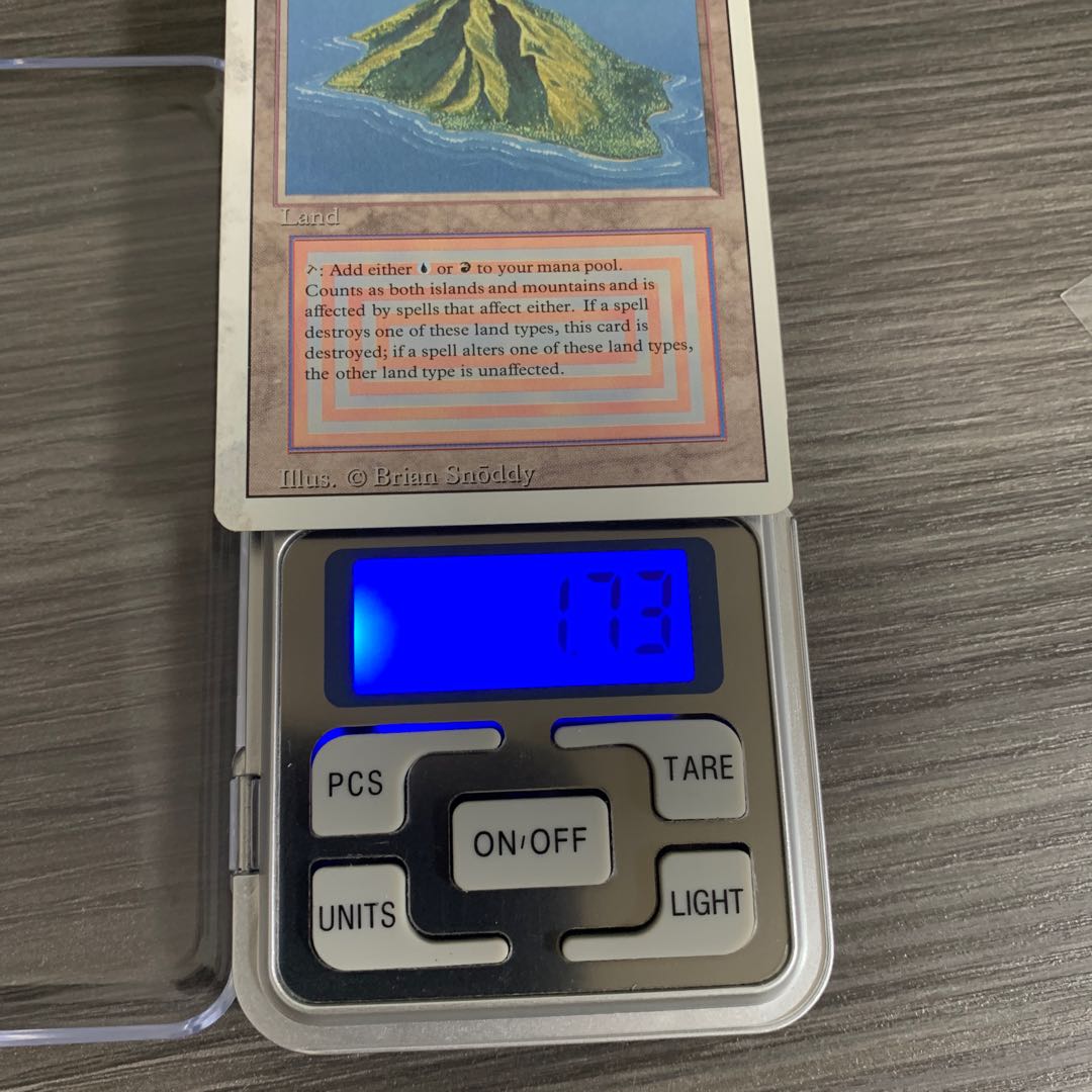 MTG volcanic Island 英語版1枚目