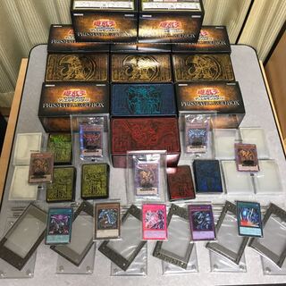 Yu-Gi-Oh! Retirement Summary: 7 boxes of early God Boxes, many unopened.
