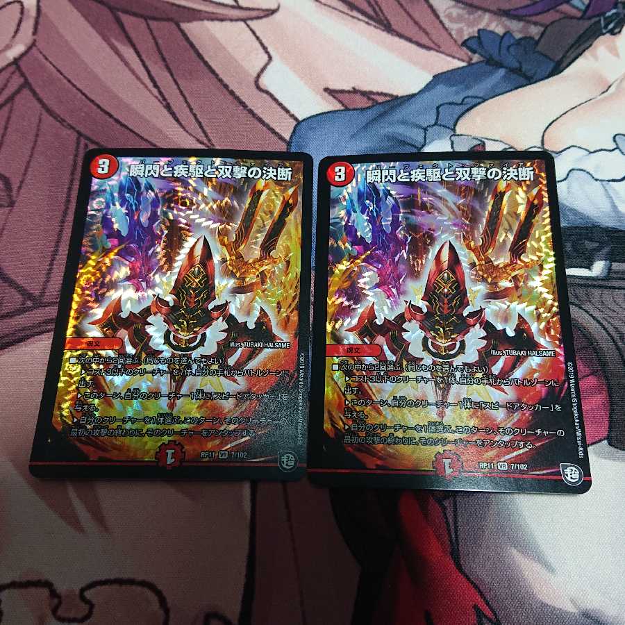 瞬閃と疾駆と双撃の決断 2枚