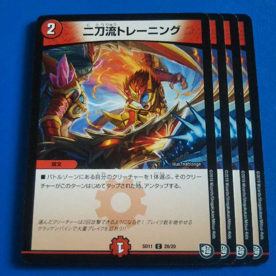 二刀流トレーニング　4枚【管理番号b】 4枚