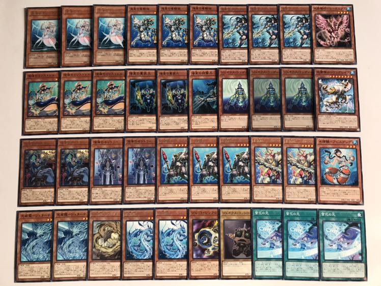 遊戯王 雪花水精鱗デッキ 本格構築 雪花の光 ディニクアビス