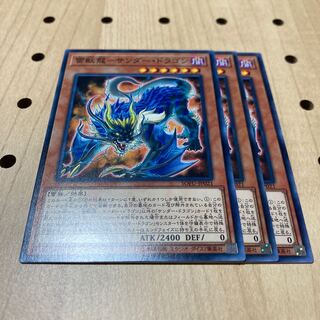 雷獣龍-サンダー・ドラゴン ノーマル 3枚