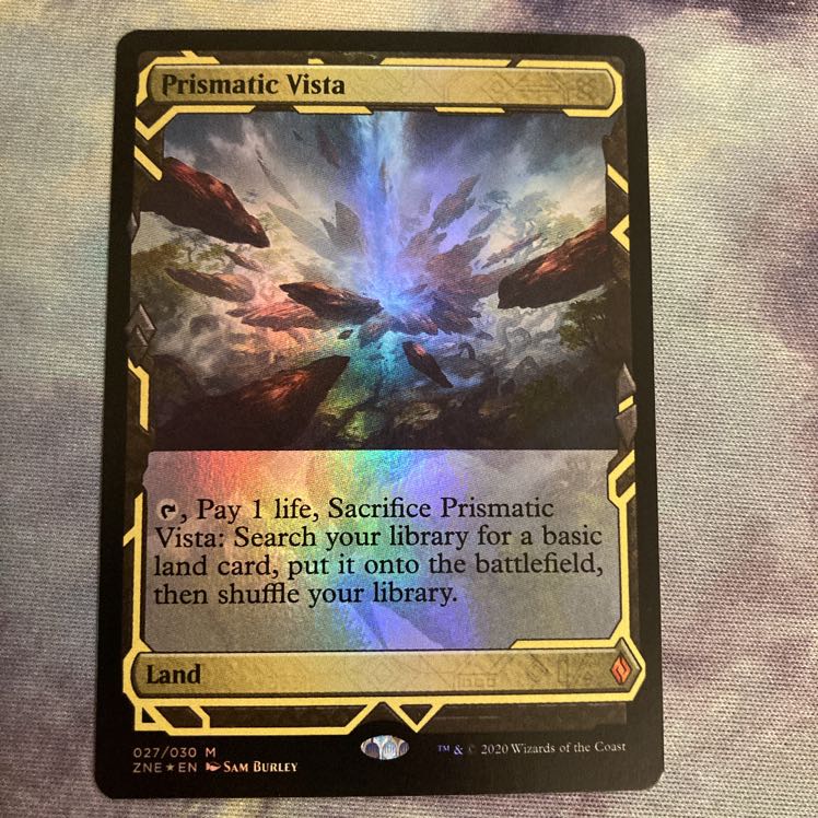 虹色の眺望　英FOIL1枚　ボックストッパー