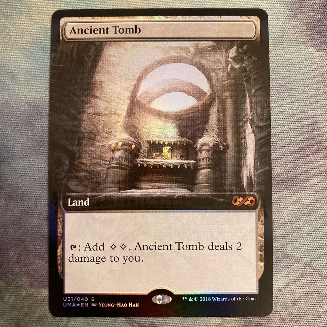 1 UMA Ancient Tomb box topper English FOIL