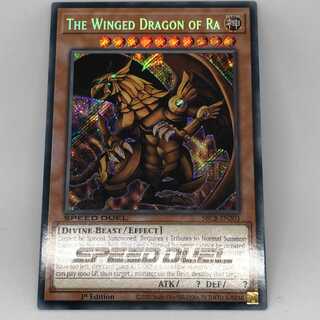 遊戯王 英語 ラーの翼神竜 1st SBCB シークレットスピードデュエル