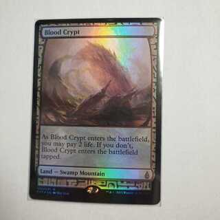 MTG Blood Crypt/Blood Crypt EXP FOIL English Beautiful