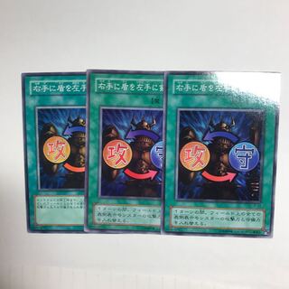 右手に盾を左手に剣を