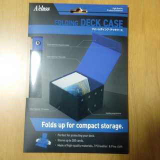 アクラスフォールディングデッキケース青