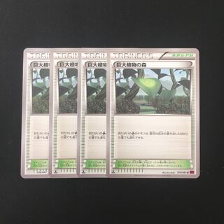d101 巨大植物の森 XY7 XY 4枚セット ポケモン トレトレ