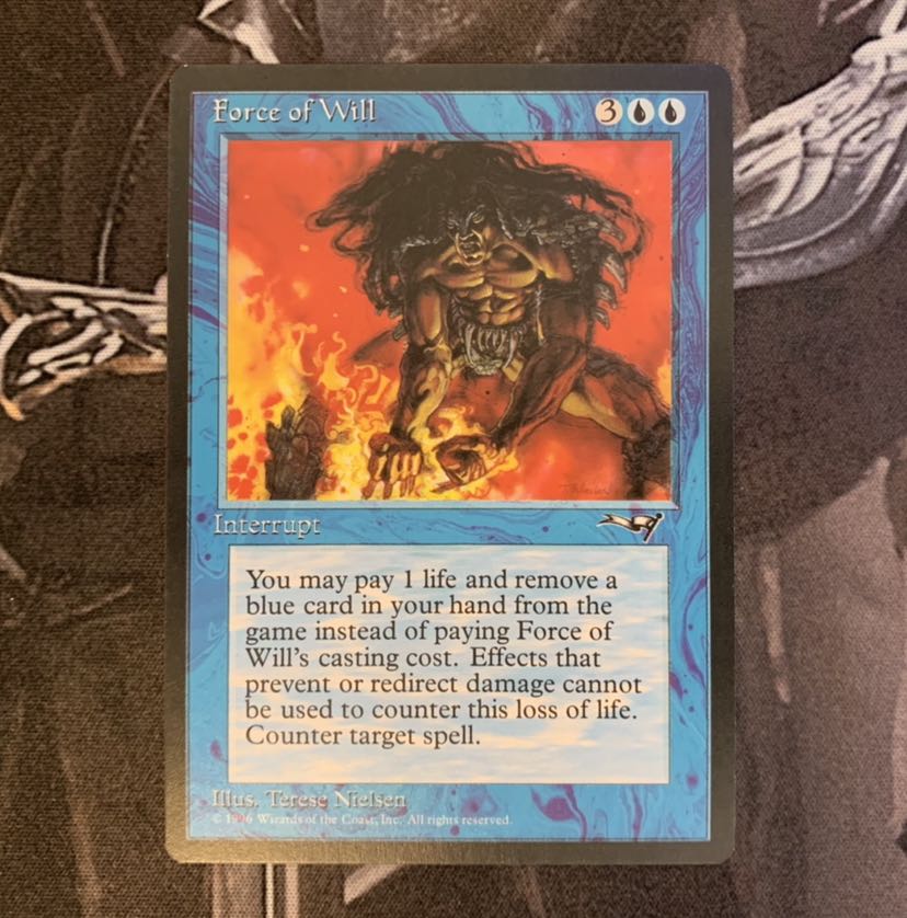 〈未使用・美品〉意志の力 Force of Will アライアンス版