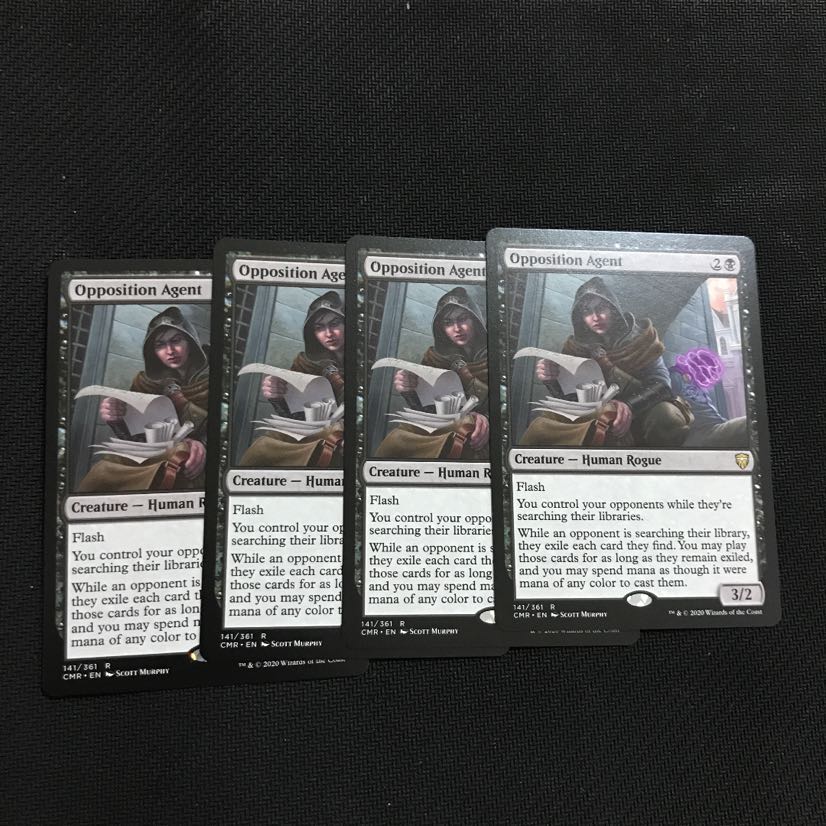 mtg敵対工作員 英語版 統率者レジェンズ ４枚