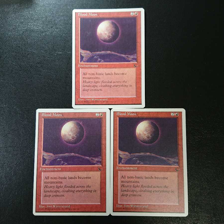 血染めの月 英語版３枚セット クロニクル