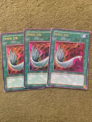 ハーピィの羽根帚 ウルトラレア　韓国3枚
