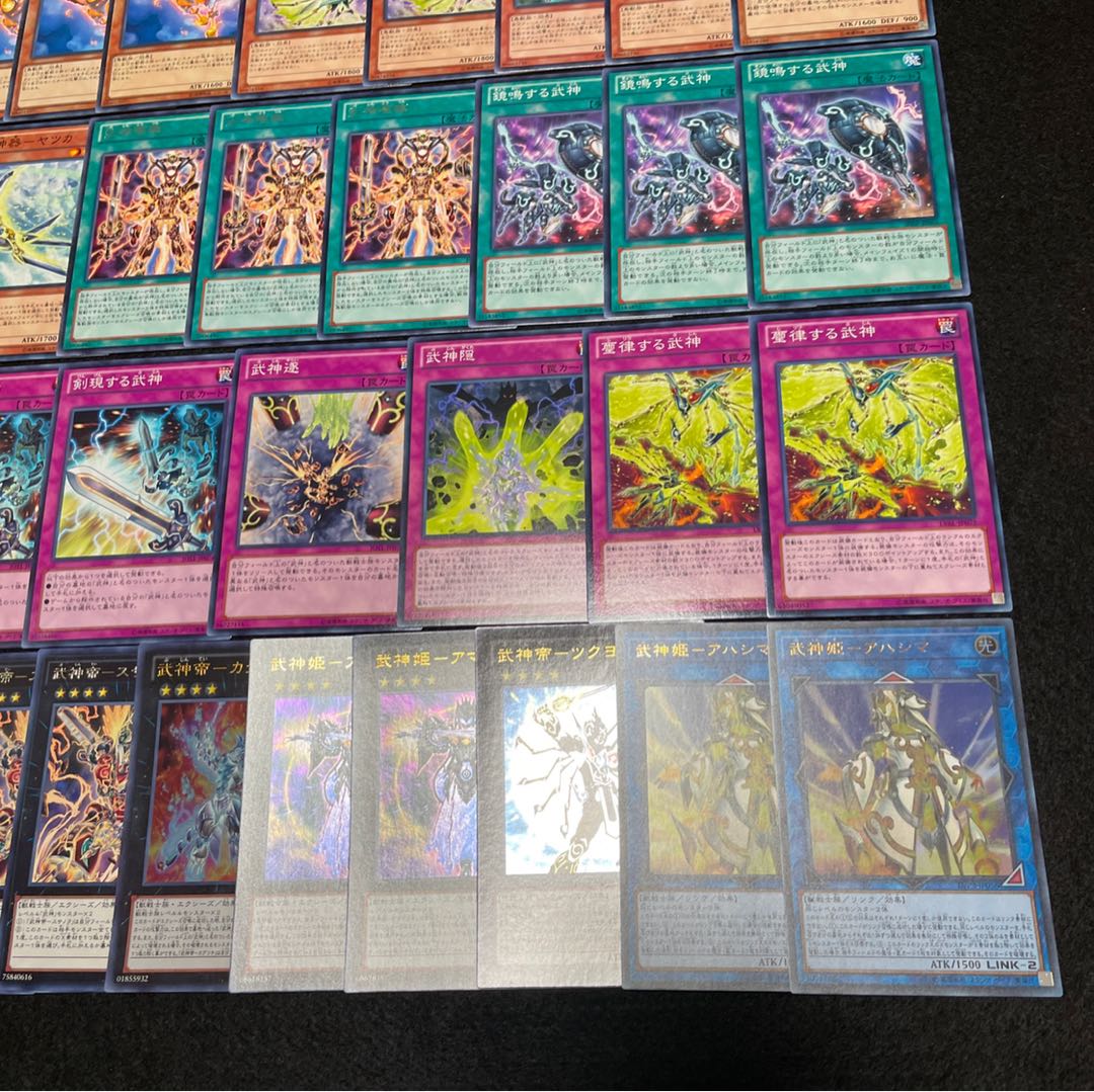 遊戯王 No.396 武神 デッキ40枚＋15枚 武神姫 アハシマ