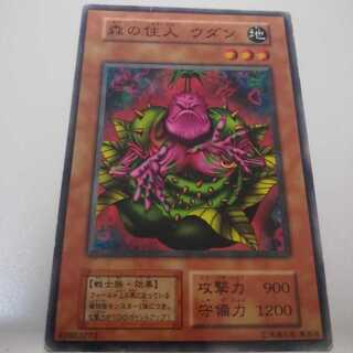 遊戯王 初期 booster3 森の住人 ウダン