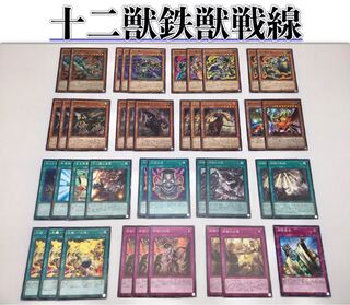 Full-scale construction [Twelve Beasts and Iron Beast Battlefield] deck with 15 RosaN and EX cards and sleeves