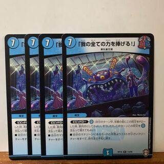 「我の全ての力を捧げる!」　4枚