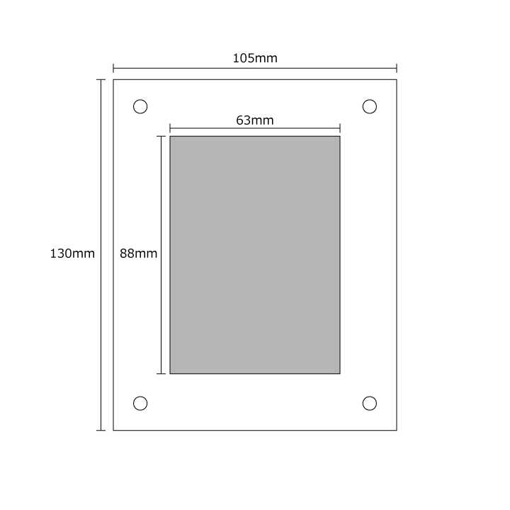 With:Dカードディスプレイケース Basic-type ミニサイズ