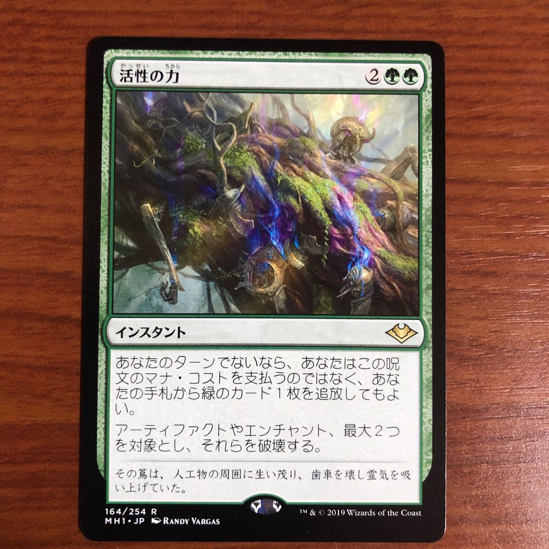 活性の力 日本語 1枚