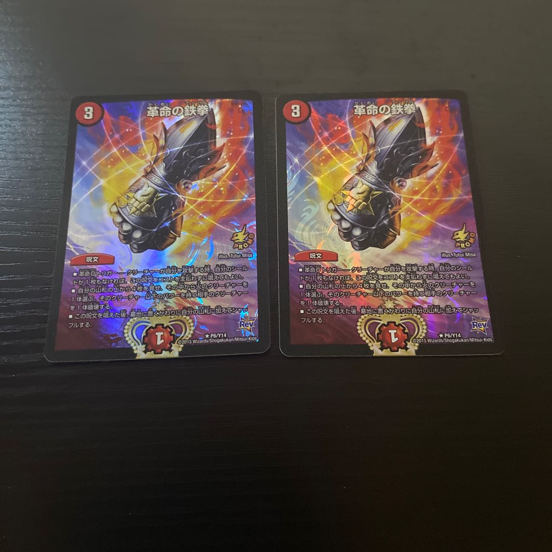 革命の鉄拳　プロモ　2枚