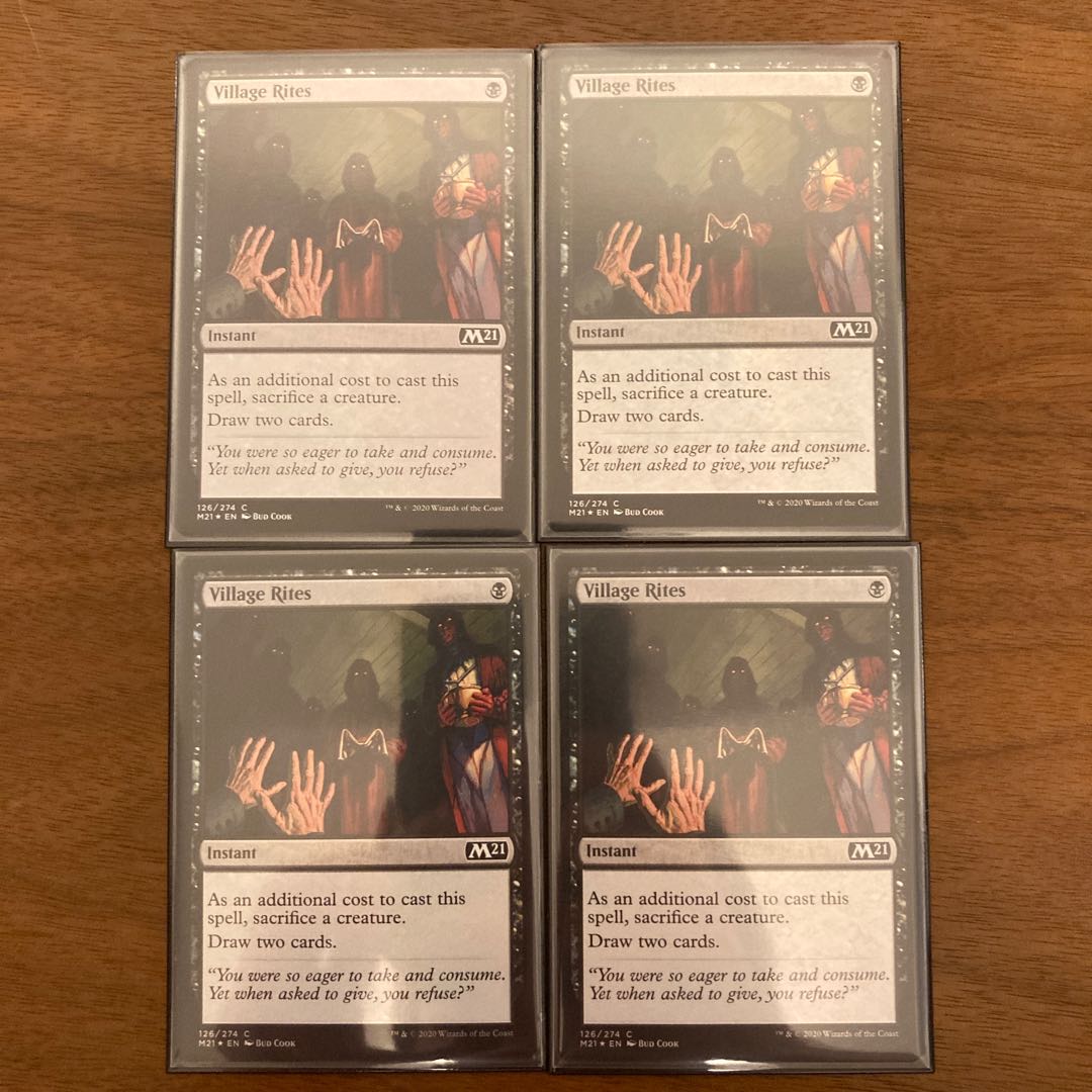 Village Rites FOIL set of 4