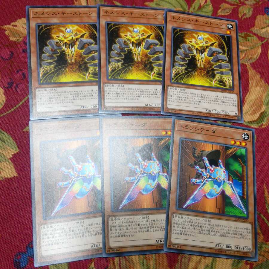 ❁【ノーマル】ネメシス・キーストーン&トランシケーダ　3枚ずつ計6枚
