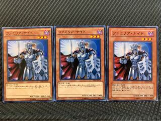 【ぽぽたん】遊戯王 6490 ファミリア・ナイト 3枚 ノーマル