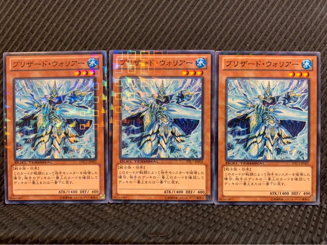 【ぽぽたん】遊戯王 2630 ブリザード・ウォリアー 3枚 ノーマル