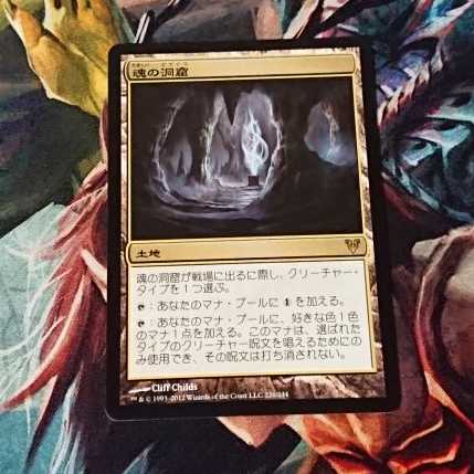 魂の洞窟　日本語版　アヴァシンの帰還 MTG 魂の洞窟 日本語 アヴァシンの帰還 AVR A Cavern of Souls