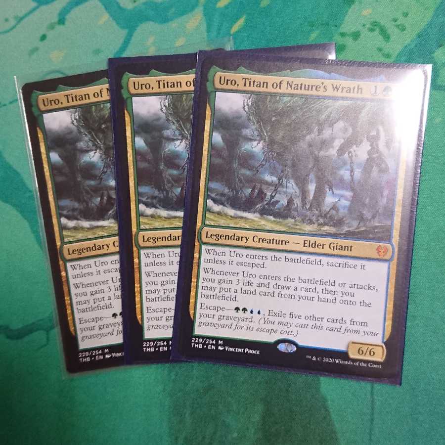 自然の怒りのタイタン、ウーロ 3枚