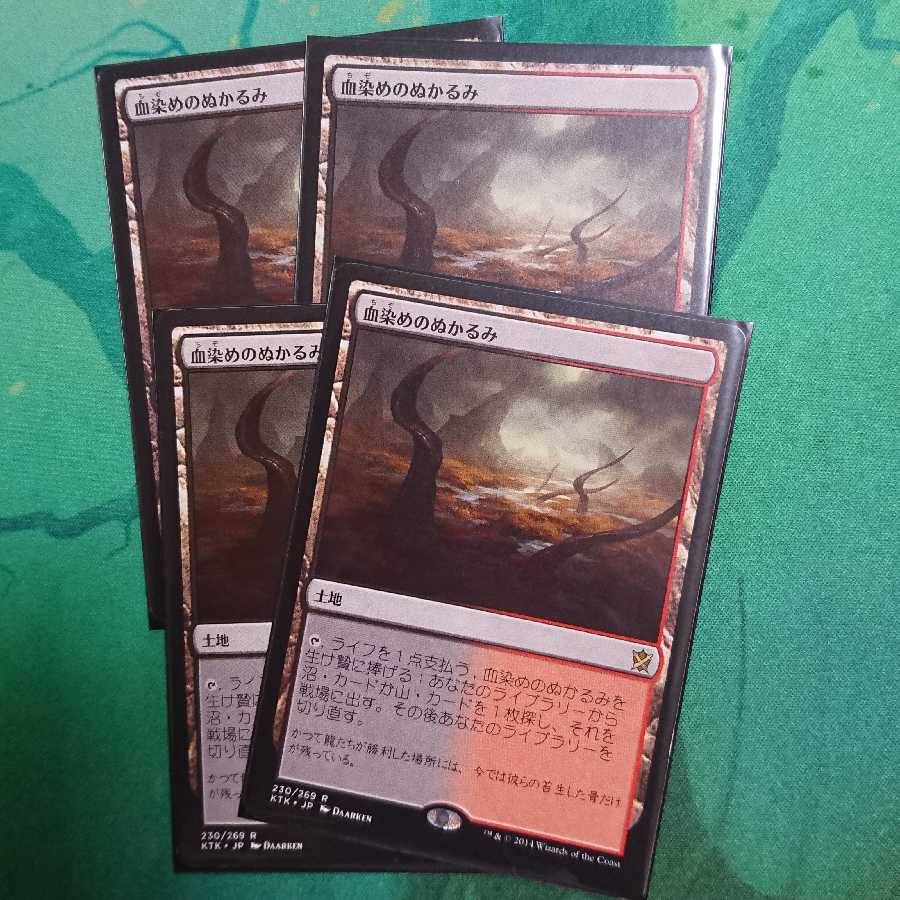 血染めのぬかるみ 4枚