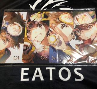 Digimon protagonist all together playmat Air Comiket