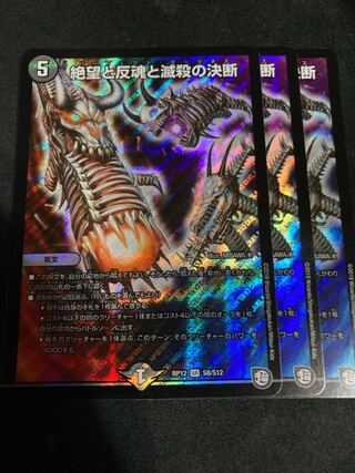 絶望と反魂と滅殺の決断(パーフェクト・ダークネス) 3枚