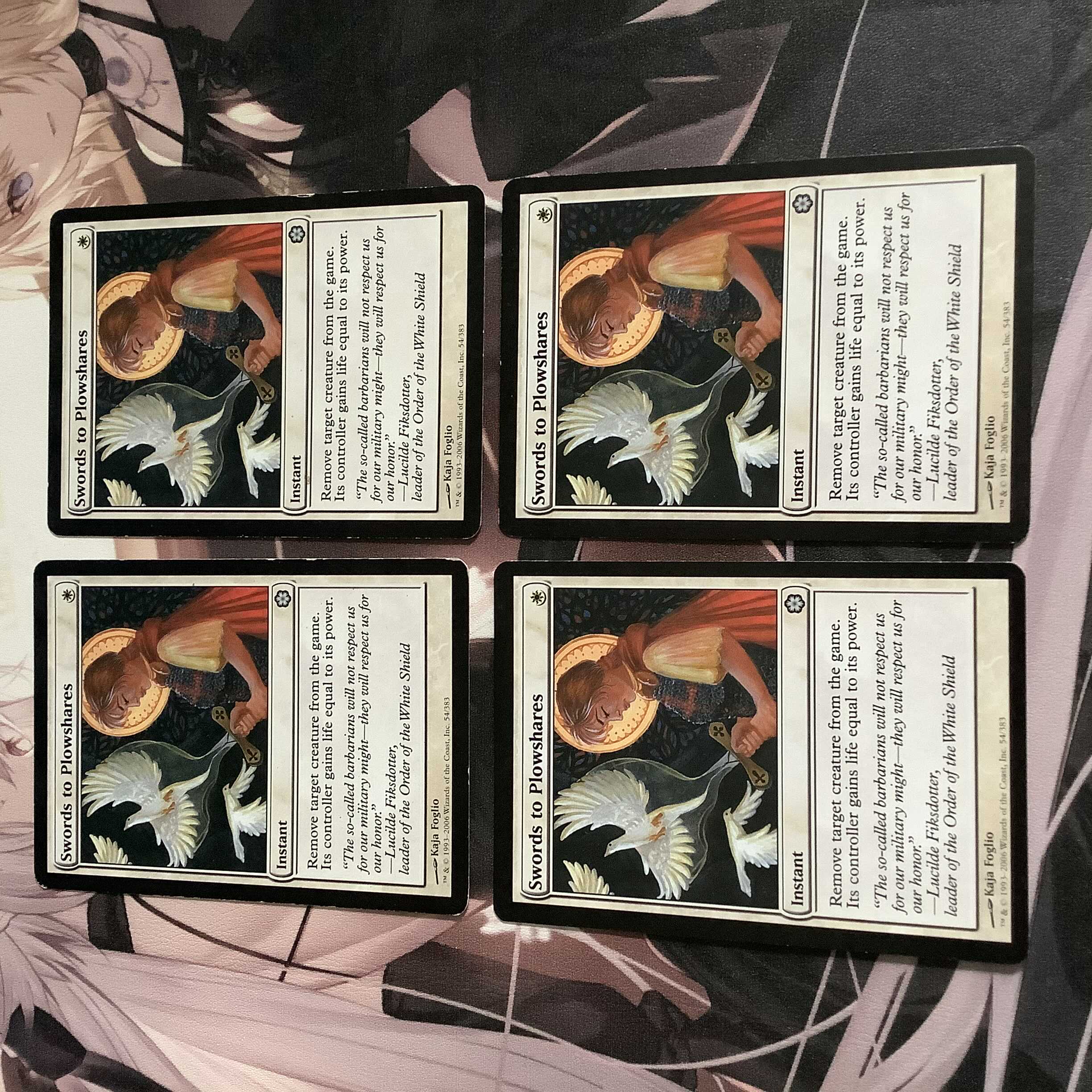 剣を鍬に コールドスナップ 構築デッキ版 4枚