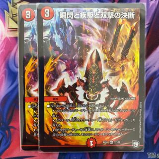 瞬閃と疾駆と双撃の決断