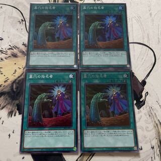 墓穴の指名者ノーマル1枚、スーパー2枚、シークレット1枚