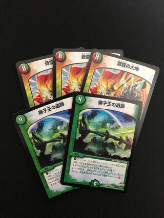 蒼龍の大地、獅子王の遺跡セット（ジャンク）