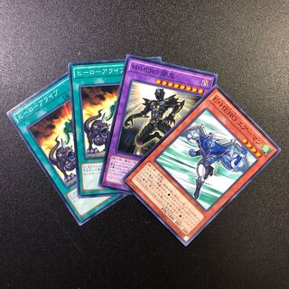 E・HERO エアーマン、M・HEROの闇鬼、ヒーローアライブ【ノーマル】