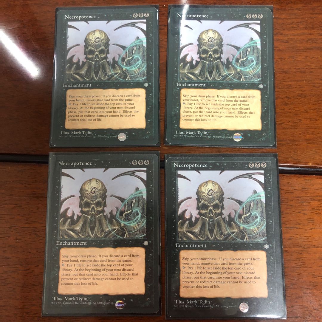 ネクロポーテンス4枚セット　アイスエイジ