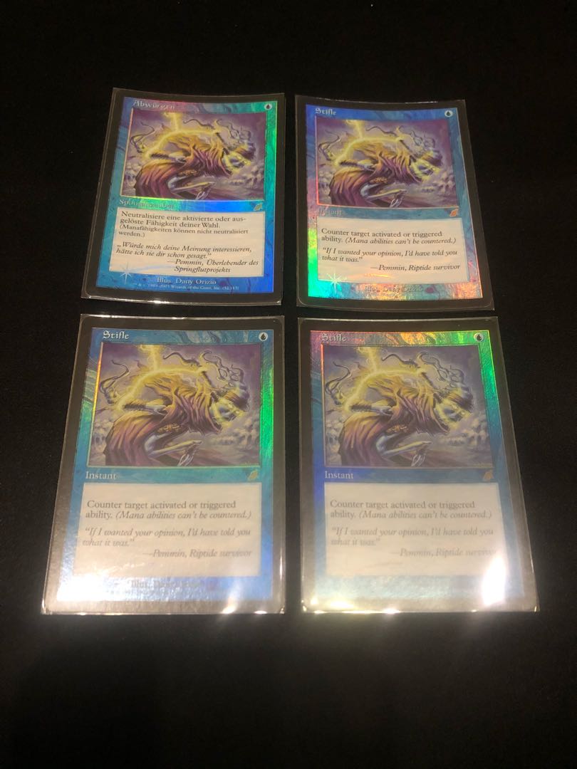 もみ消し　英語　foil 4枚