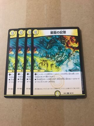 即購入OK　星龍の記憶　4枚セット