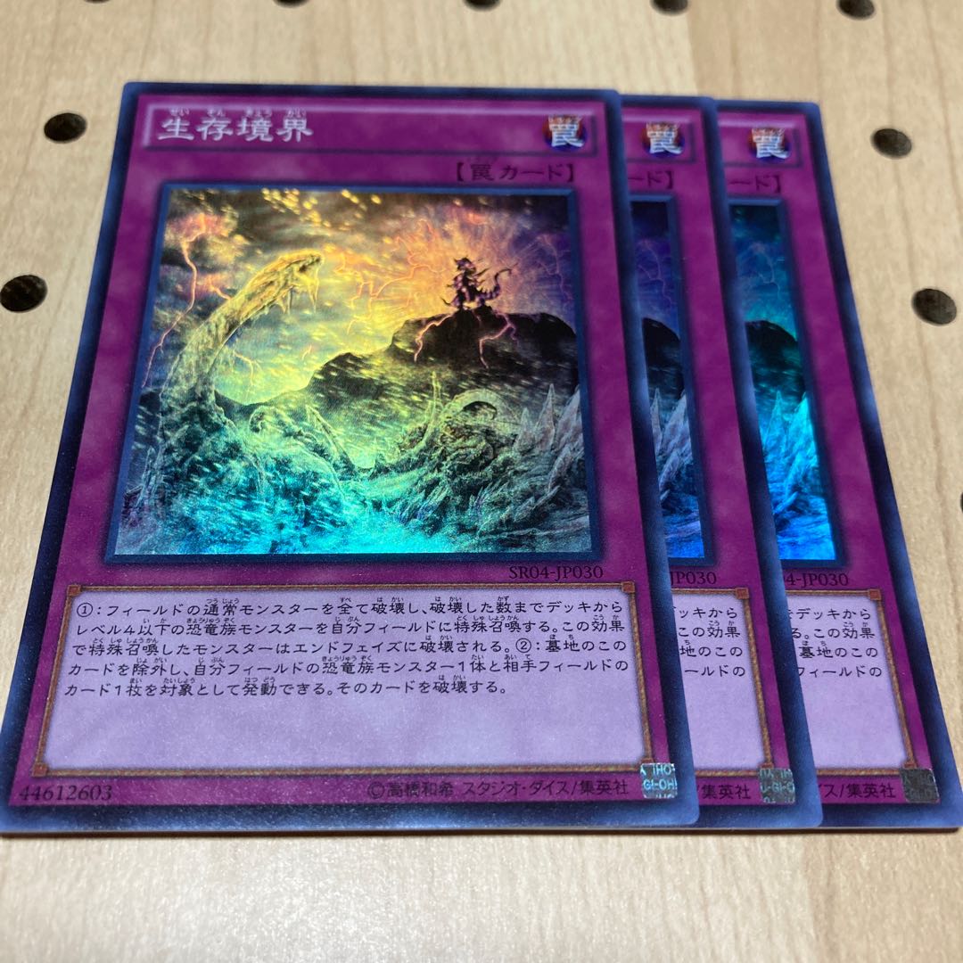 生存境界 スーパーレア 3枚