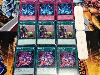 貪欲 成金 激流葬 ノーマル 各3枚セット まとめ てら