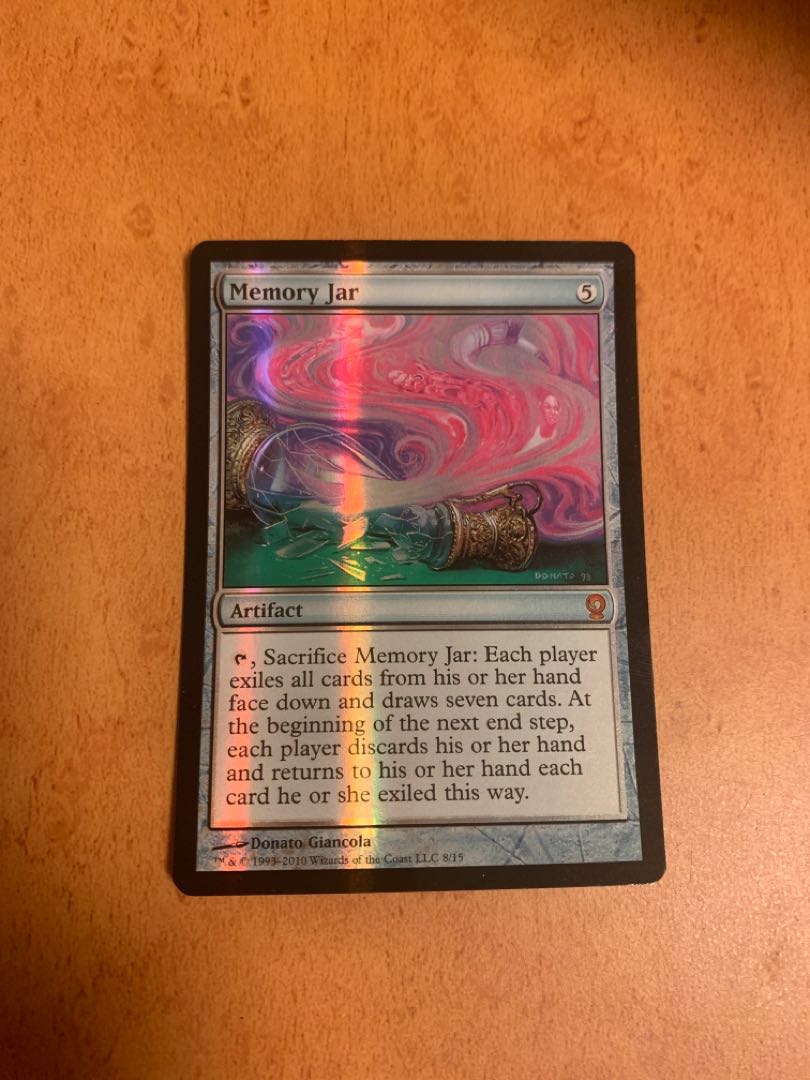 Memory Jar/Memory Jar FtV:Relics