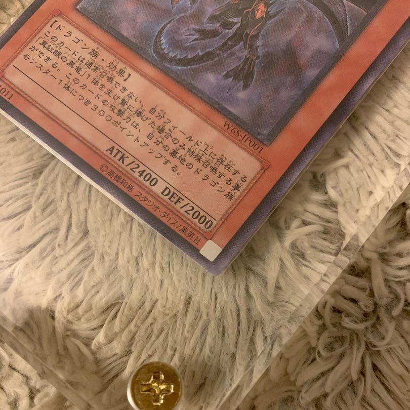 No.295 真紅眼の闇竜 レリーフ W6S-JP001