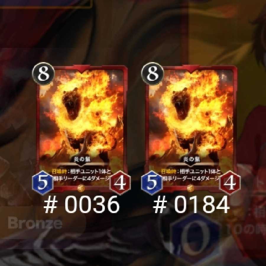 2枚セット　炎の鬣